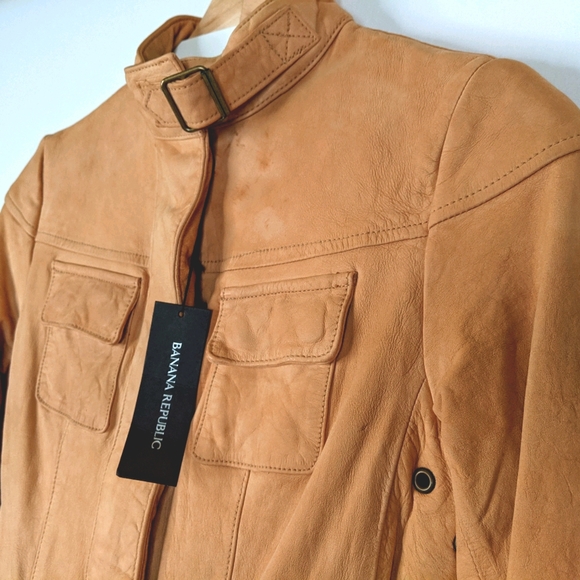 Banana Republic Jackets & Blazers - BANANA REPUBLIC Butter Soft Safari Jacket XS